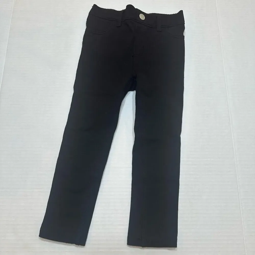 Bundle of Toddler Girls Bottoms sz 3T Jeans and Black Pants